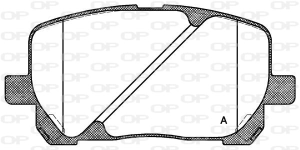 OPEN PARTS Jarrupala, levyjarru BPA0954.00